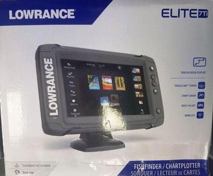 LOWRANCE ELITE 7 TI WITH TOTALSCAN TRANSDUCER