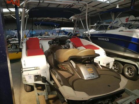 Jet Boat Sealver powered by 2012 Yamaha 1800 Superched Jetski