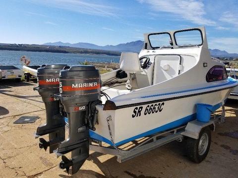 Shetland cabin boat 5.5m