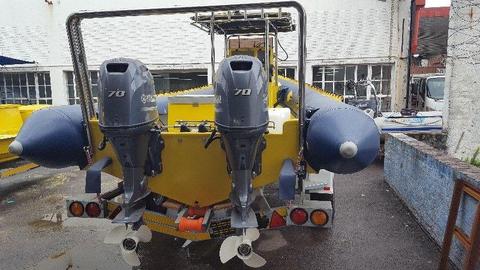 NEW 7 METER SUPER DUCK 2X YAMAHA F70 FOUR STROKES