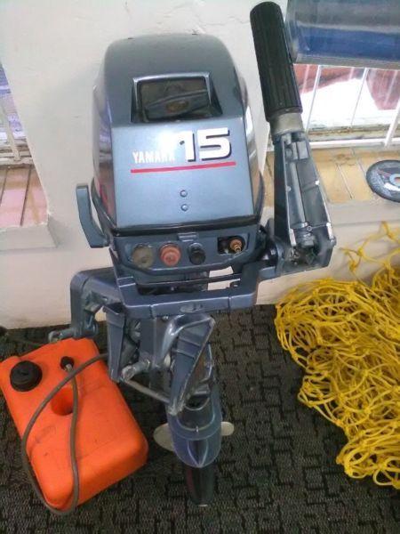 YAMAHA outboard 15hp LONGSHAFT
