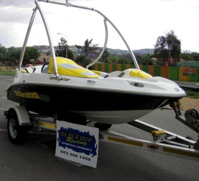 2006 Seadoo 150 Speedster 215HP Supercharged Rotax 4-Tec with tower