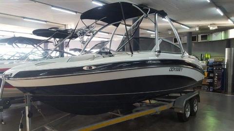 2012 Odyssey 650 Sundeck with Mercruiser v8 5.7 litre inboard engine in perfect condition/low hours