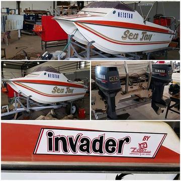 Invader Deep Sea Boat