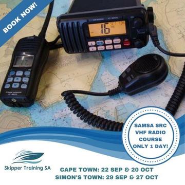 SAMSA SRC VHF RADIO COURSE, CAPE TOWN & SIMON'S TOWN (ONLY 1 DAY!)