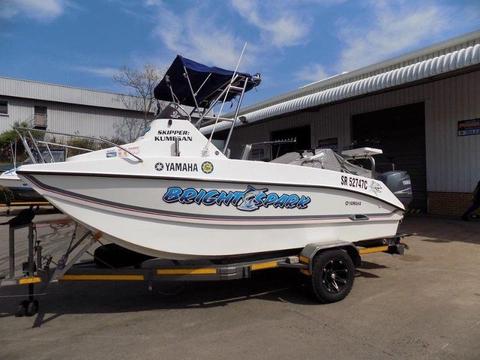 Sea Cat 565 with 2x 80Hp Yamaha 4 Stroke motors
