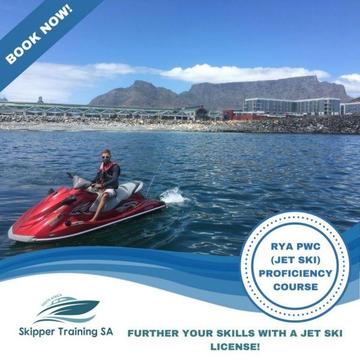 RYA PWC(JET SKI) PROFICIENCY COURSE, ONLY 1 DAY IN CAPE TOWN