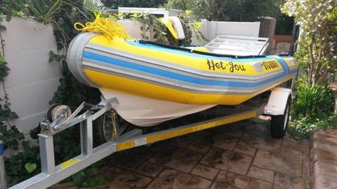 Semi-Rigid inflatable to swap for BWS scooter