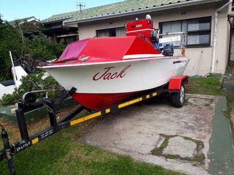 Fishing boat.2x30hp Mariners.Swop for rubber duck