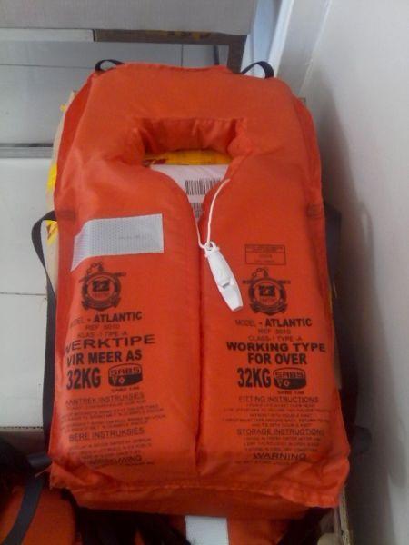 Brand new Life Jackets for sale. SABS Approved