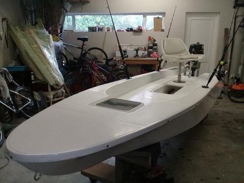 Back water skiff demo for sale today!