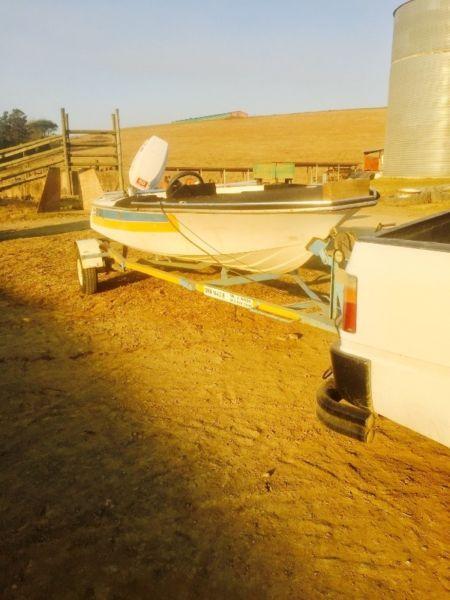 Bargain!!! Bass boat for sale with motor and trailer