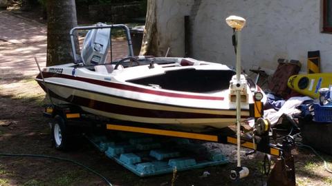 Viking bass boat 85hp suzuki