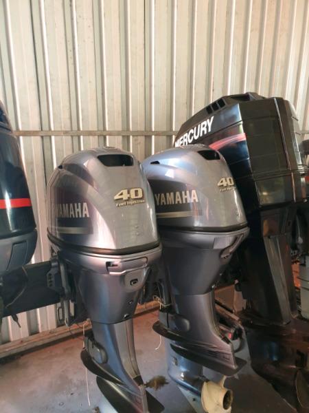 2 x 40hp Yamaha four strokes