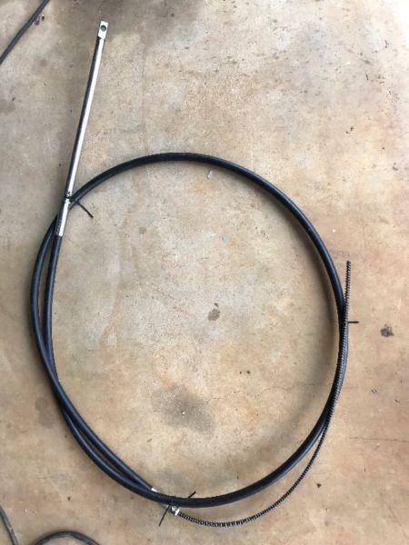 2.5m Outboard Steering Cable