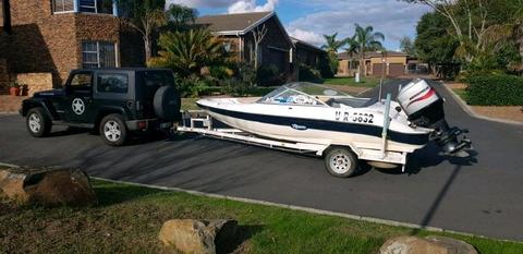 Tijuana ski boat with Mariner 115hp