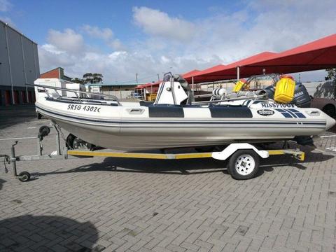 Infanta 5.2 Semi Rigid**2 x 50Hp Yamaha Four Strokes!