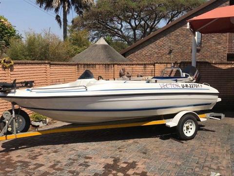 2004 Vector 16 ft Boat with 115 Johnson