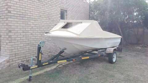 Malibu boat and trailer