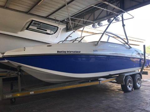 Sunsport 2150 with 5l Mercruiser V8 in immaculate condition with all extras. only 79 hours