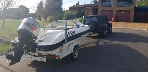 Tijuana ski boat with Mariner 115hp