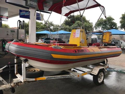 Semi Ridget Cat 5.2m with 70 Yamaha