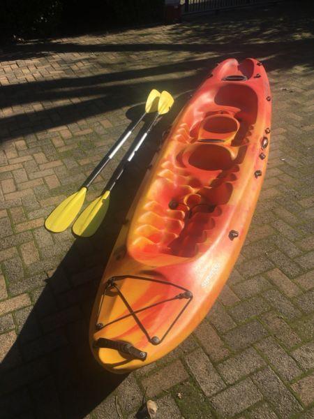 Synergy Kayak with paddles