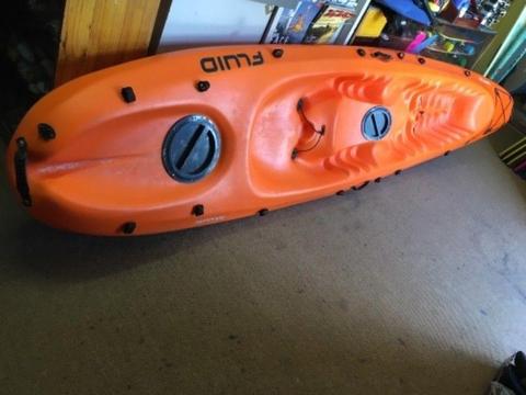 Fluid Synergy double plastic kayak