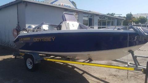 Odyssey 17*90Hp Honda Four Stroke (only 150 hrs)..Immaculate!