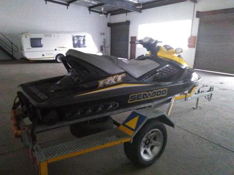 Sea Doo 215 3 seater RFI for sale on b neck trailer cover and safety gear