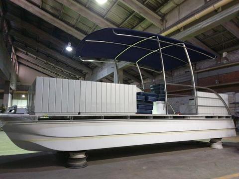 NEW 7 metre barge/ pontoon boats