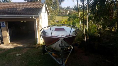 14ft6 wet deck fishing and fun boat