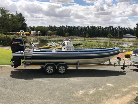 7.8m Ballistic 2x 200hp Suzuki 4 Stroke Boat