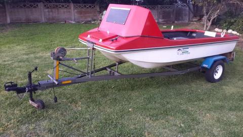 Spider boat 3.2 m on trailer