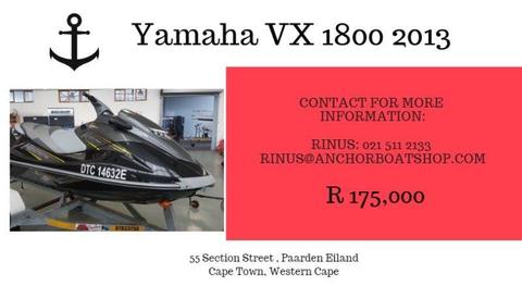 Yamaha VX 1800 2013- Anchor Boat Shop