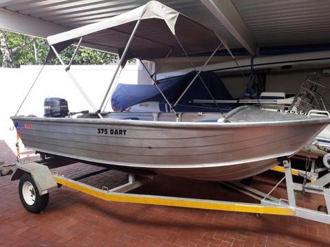 Quintrex 375 Dart Aluminium boat