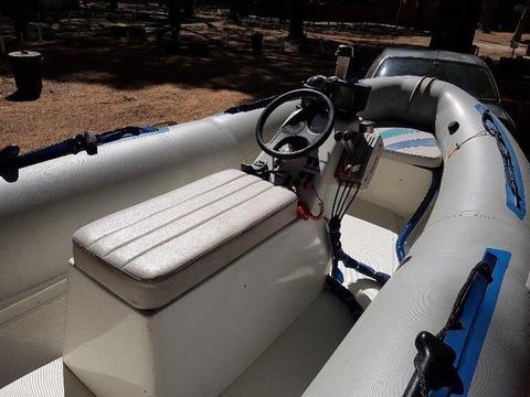 Semiridgid rubber duck 4.2m