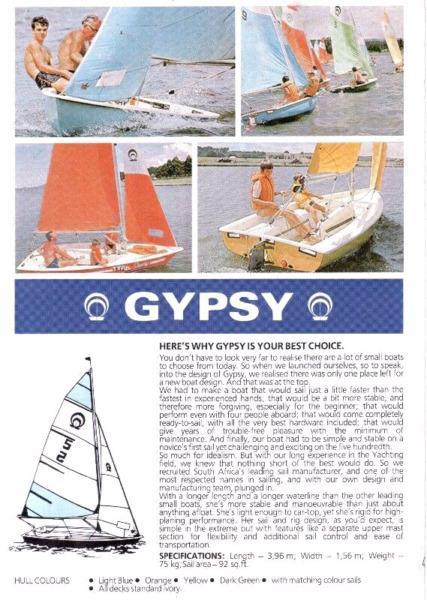 Gypsy sailing boat