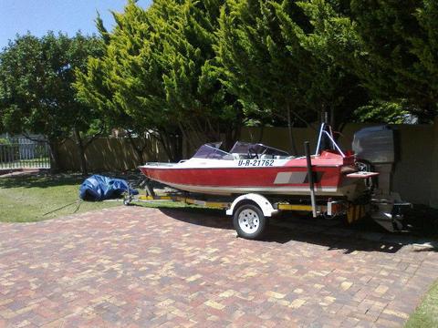 Raven 16ft Bowrider with 90hp Mariner two stroke
