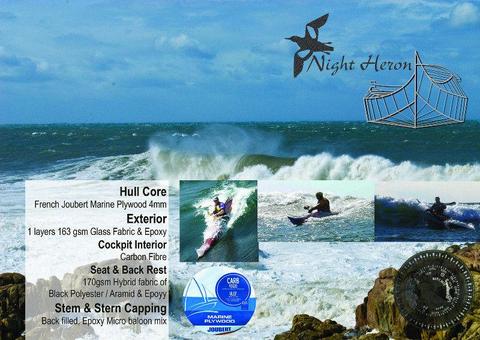 NEW Night Heron Sea Kayak with an optional sailing rig
