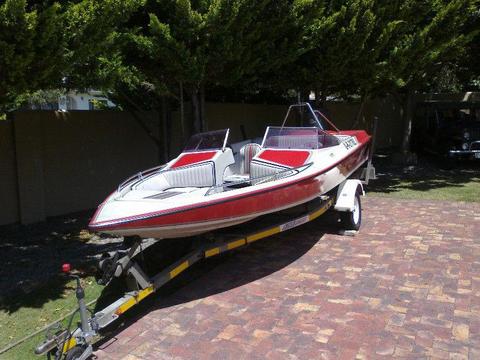 16ft raven bowrider with 90 mariner 2 stroke