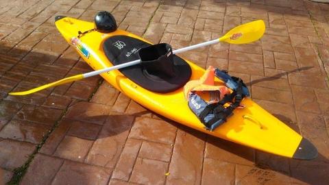 Pyranha Acro-bat 270 - kayak with all accessories