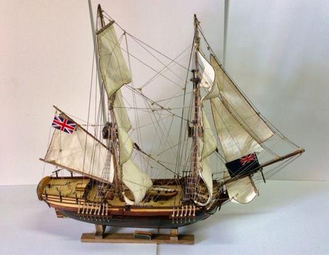 Model sailing ships