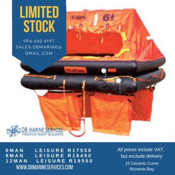 Limited Stock! CSM LIFE RAFTS IN CANISTER - YACHTING - SAFETY EQUIPMENT