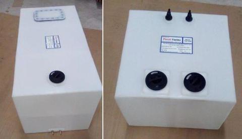 Customized fuel and fresh water tanks