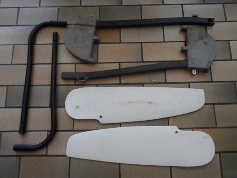 Catamaran rudder blades and parts for sale!