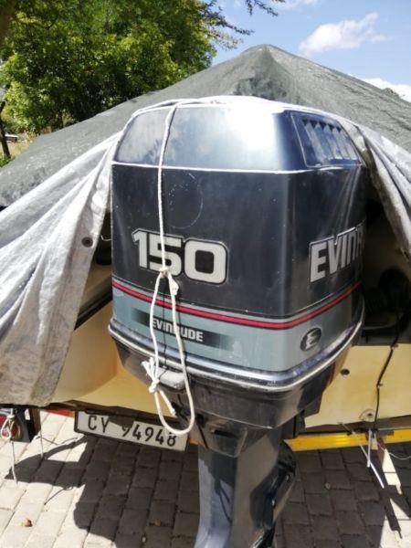 Raven Elite 2000 with 150 Evinrude motor