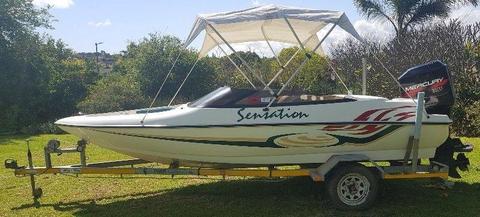 SENSATION 16FT SKI BOAT