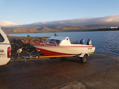 4.5 meter ski boat