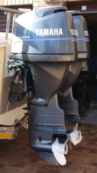 Yamaha 100 hp ultra long four strokes